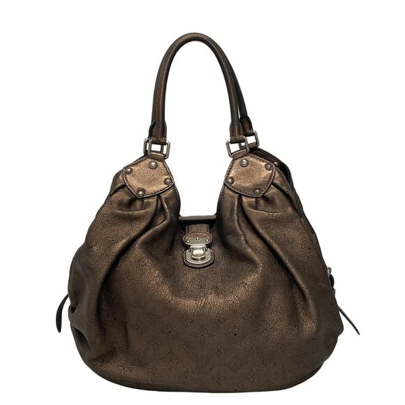 Auth LOUIS VUITTON L M95999 Acajou Mahina - RC2078 Handbag - Picture 1 of 16